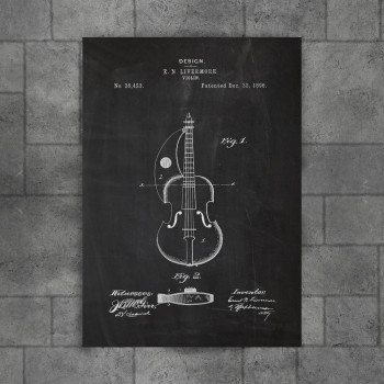1896 Violin - Patent Drawing