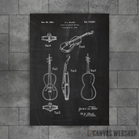 1944 Violin or Similar Article - Patent Drawing