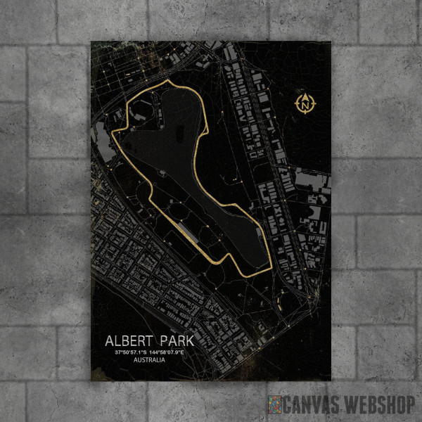 ALBERT PARK F1 staza
