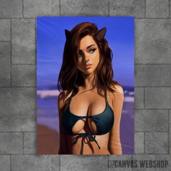 Ahri at the beach Ahri at the beach