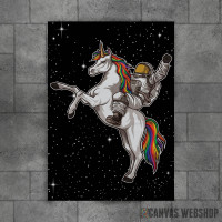 Astronaut Rides A Unicorn