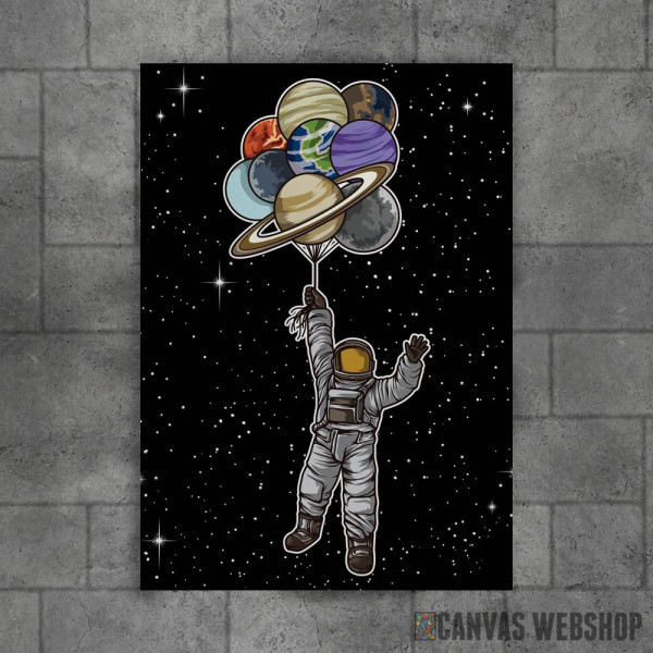 Astronaut With Balloons