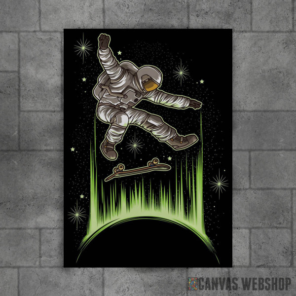 Astronaut na skejtu