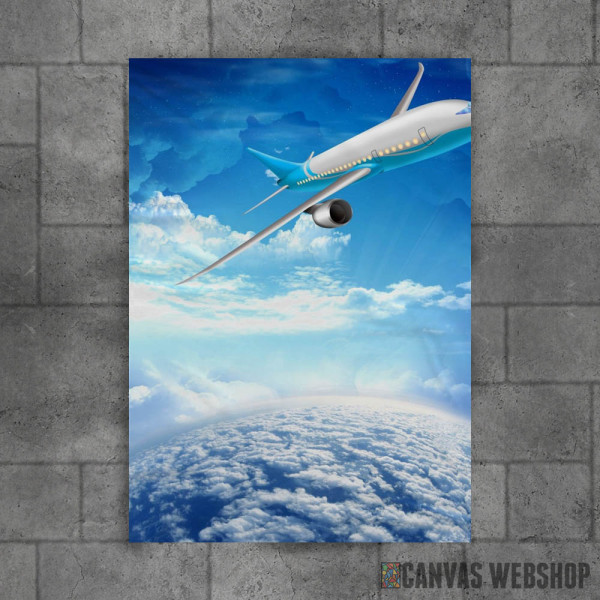 Avion na nebu