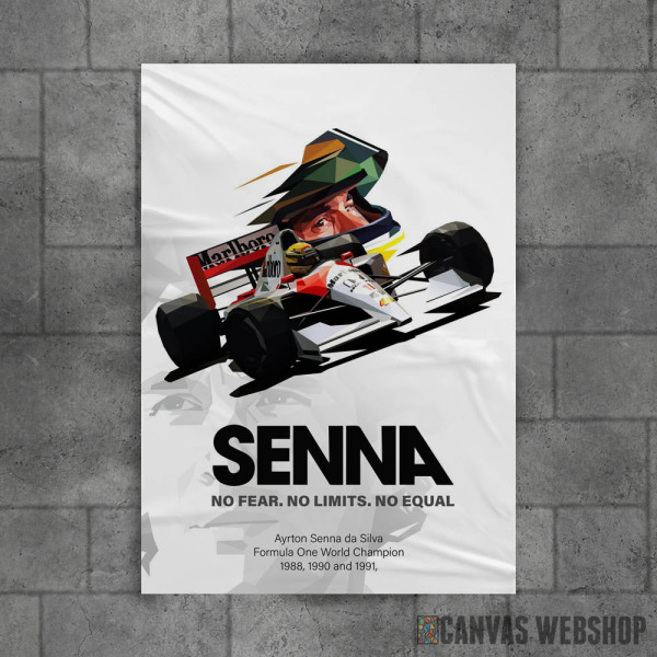 Ayrton Senna Low Poly