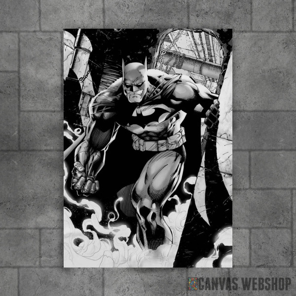 Batman black and white