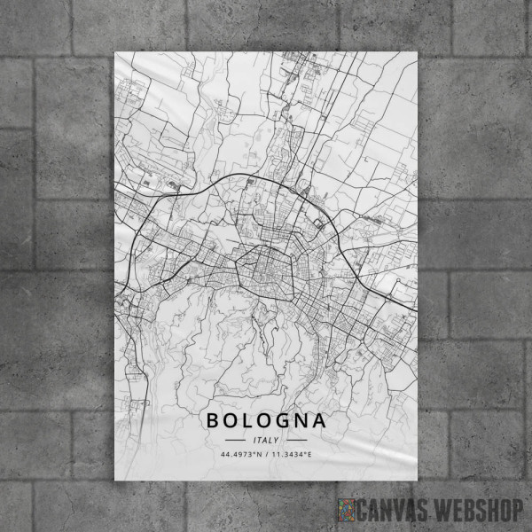 Bolonja mapa - white