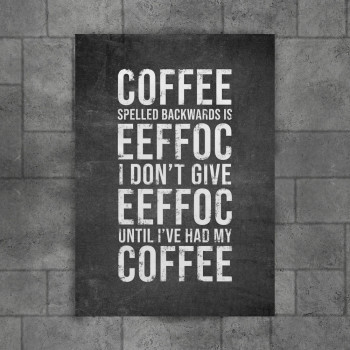 Coffee first