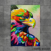 Colored eagle Colored eagle