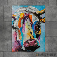 Colorful cow Colorful cow