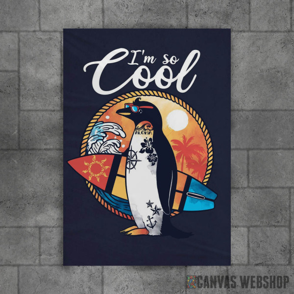 Cool penguin summer