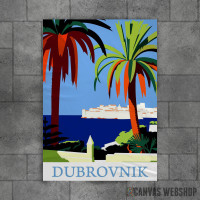 Dubrovnik under the palms