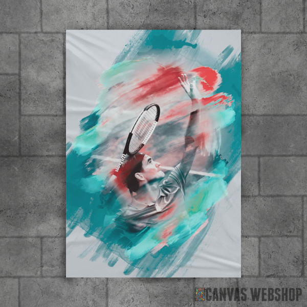 Federer Painting Federer Painting