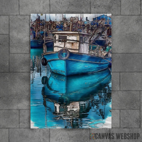 Fisherman Boat In The Bay