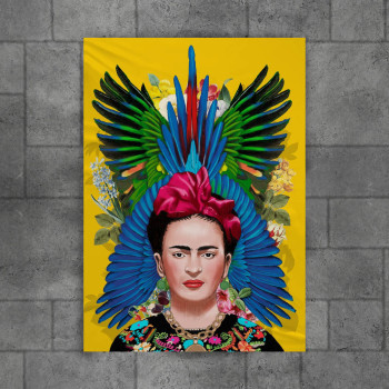 Frida Kahlo feathers