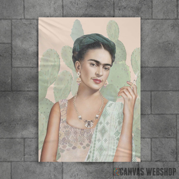 Frida Kahlo in green Frida Kahlo in green