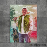 GTA V Franklin Poster GTA V Franklin Poster