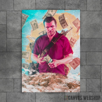 GTA V Michael Poster GTA V Michael Poster