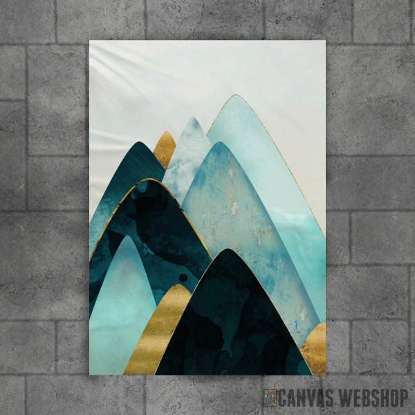 Gold and Blue Hills