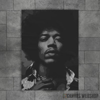 Hendrix black and white