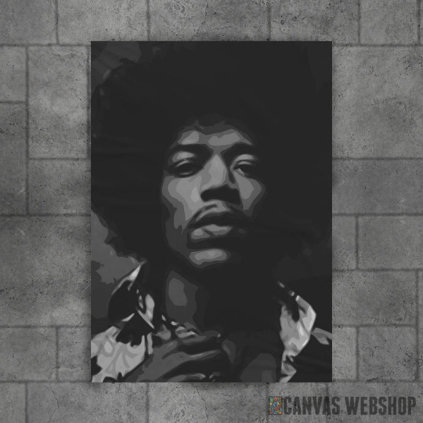 Hendrix black and white