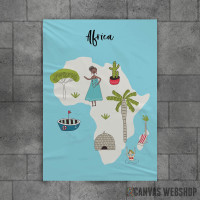 Ilustrovana mapa Afrike