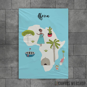 Ilustrovana mapa Afrike Ilustrovana mapa Afrike