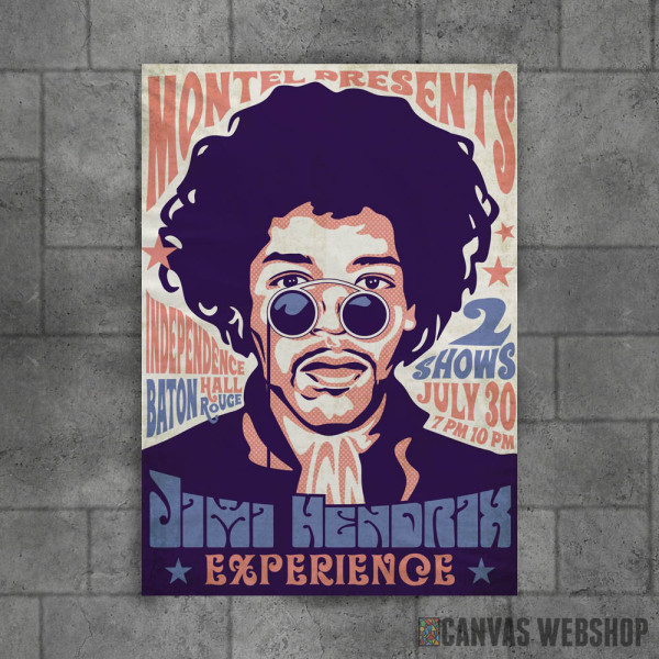 Jimi Hendrix concert poster