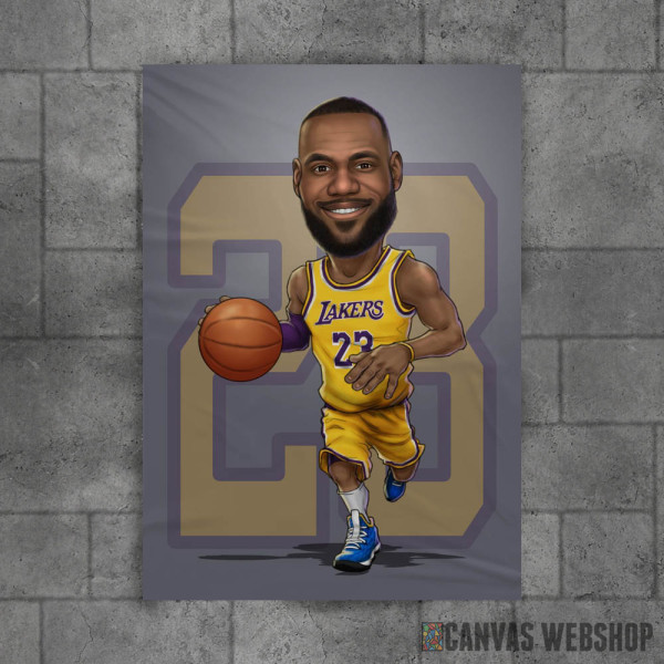 Karikatura Lebron James Karikatura Lebron James