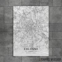 Keln mapa - white