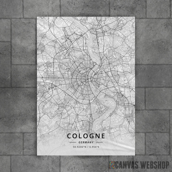 Keln mapa - white