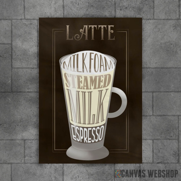 Latte Coffee Sign