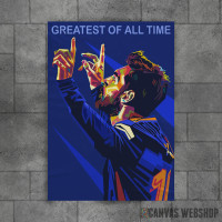 Lionel Messi Pop Art IV