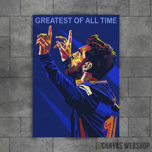 Lionel Messi Pop Art IV