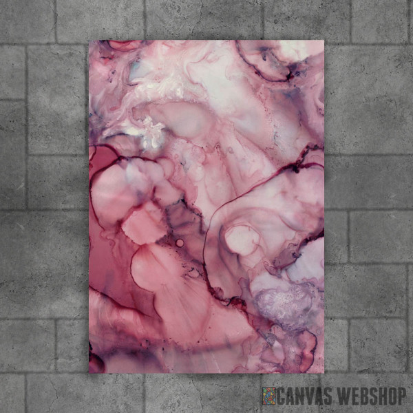 Liquid Mauve Abstract