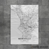 Marselj mapa - white