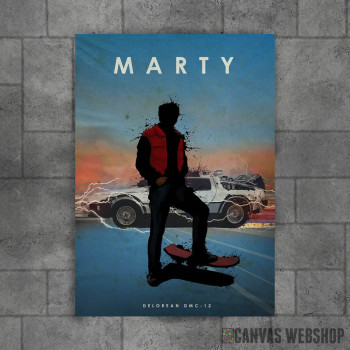 Marty has a Delorean Marty has a Delorean