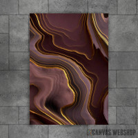 Mauve Agate Abstract