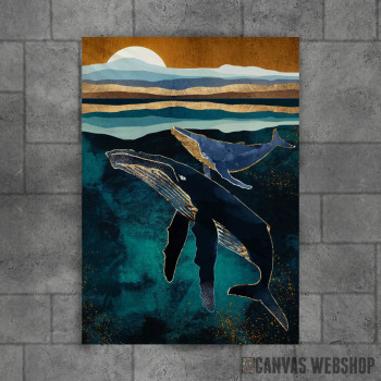 Moonlit Whales Moonlit Whales