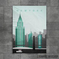 New York Travel Poster