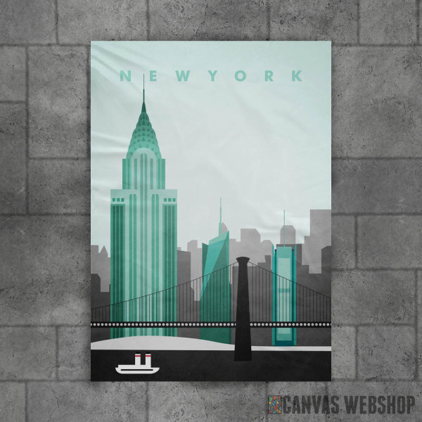 New York Travel Poster
