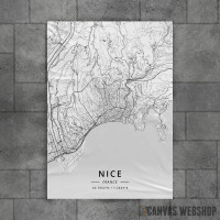Nica mapa - white