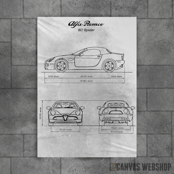 No004 Alfa Romeo 8C Spider
