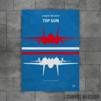 No128 My TOP GUN minimal movie poster As students at t ...
