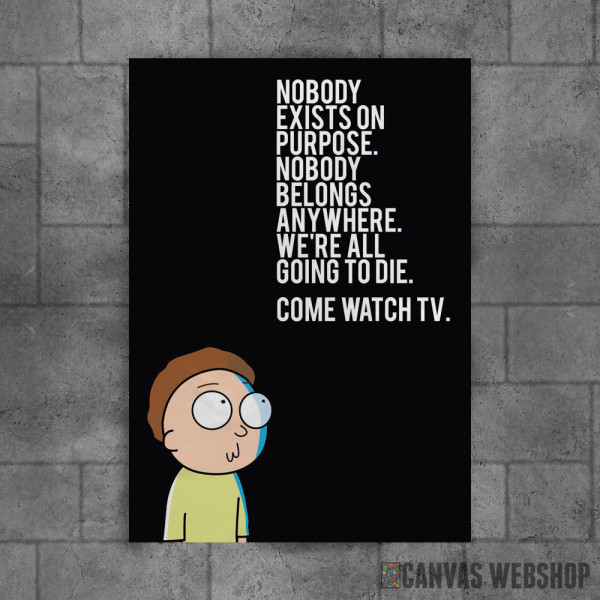 Nobody exists on purpose