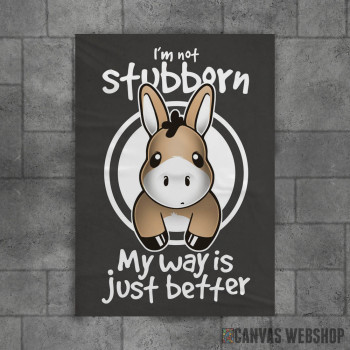 Not stubborn mule Not stubborn mule