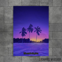 Palm Beach Purple Sunset Palm Beach Purple Sunset