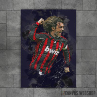 Paolo Maldini abstract Paolo Maldini abstract