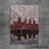 Pittsburgh City Abstract