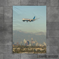 Plane Over The City